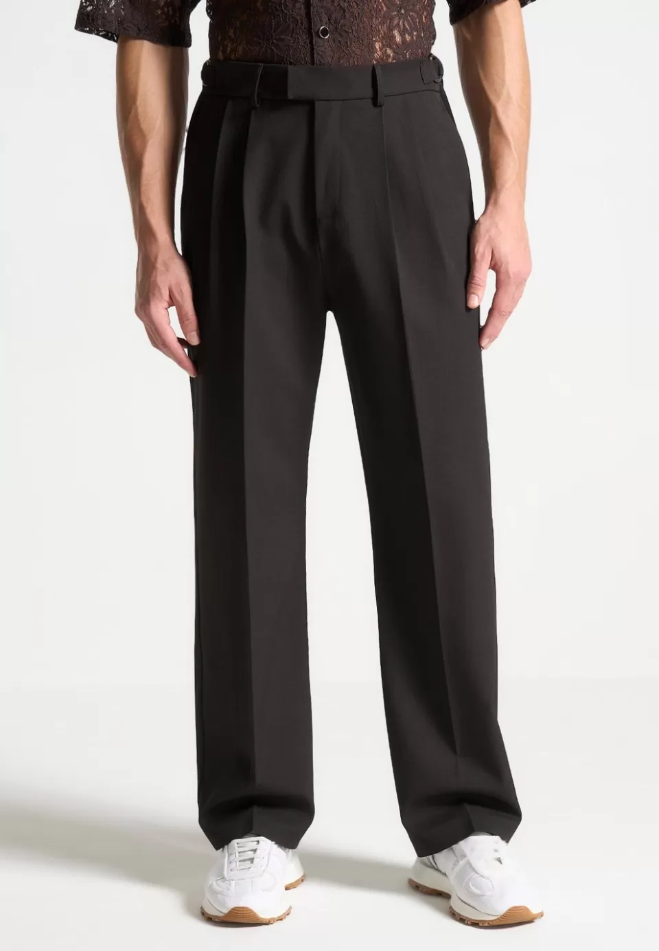 Manière De Voir Textured Tailored Trousers>Man Formal Trousers