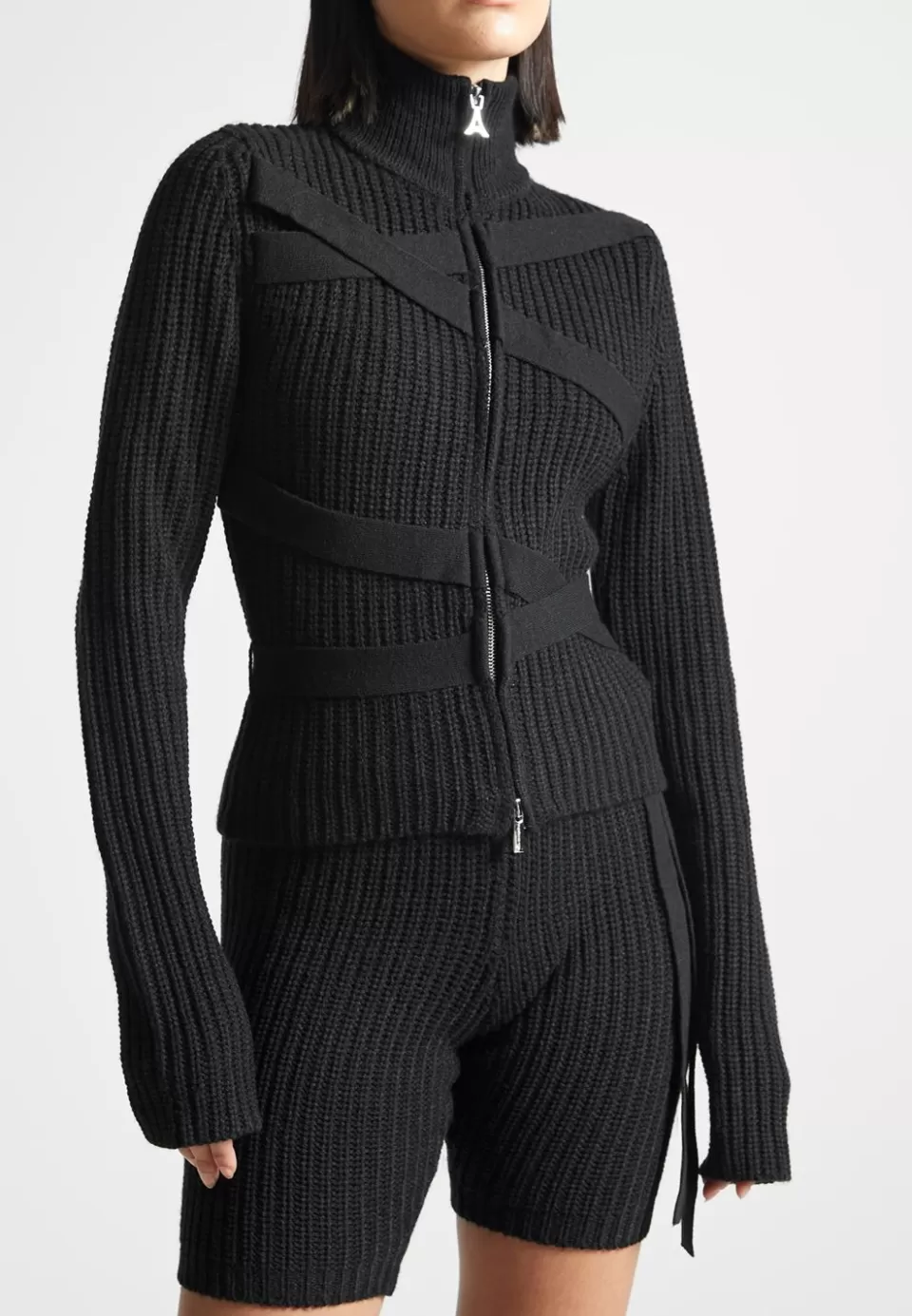 Manière De Voir Tie-Up Knitted Cardigan>Woman Knitwear