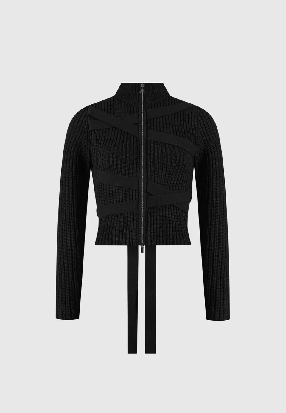 Manière De Voir Tie-Up Knitted Cardigan>Woman Knitwear