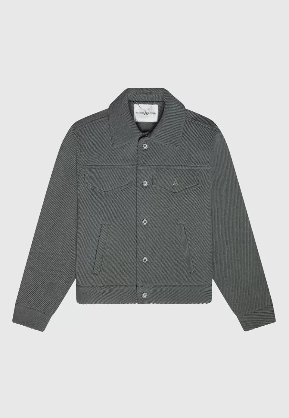 Manière De Voir Twill Boxy Jacket>Man Modern Tailoring