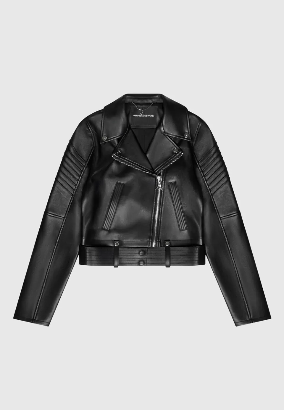 Manière De Voir Vegan Leather Biker Jacket>Woman Jackets