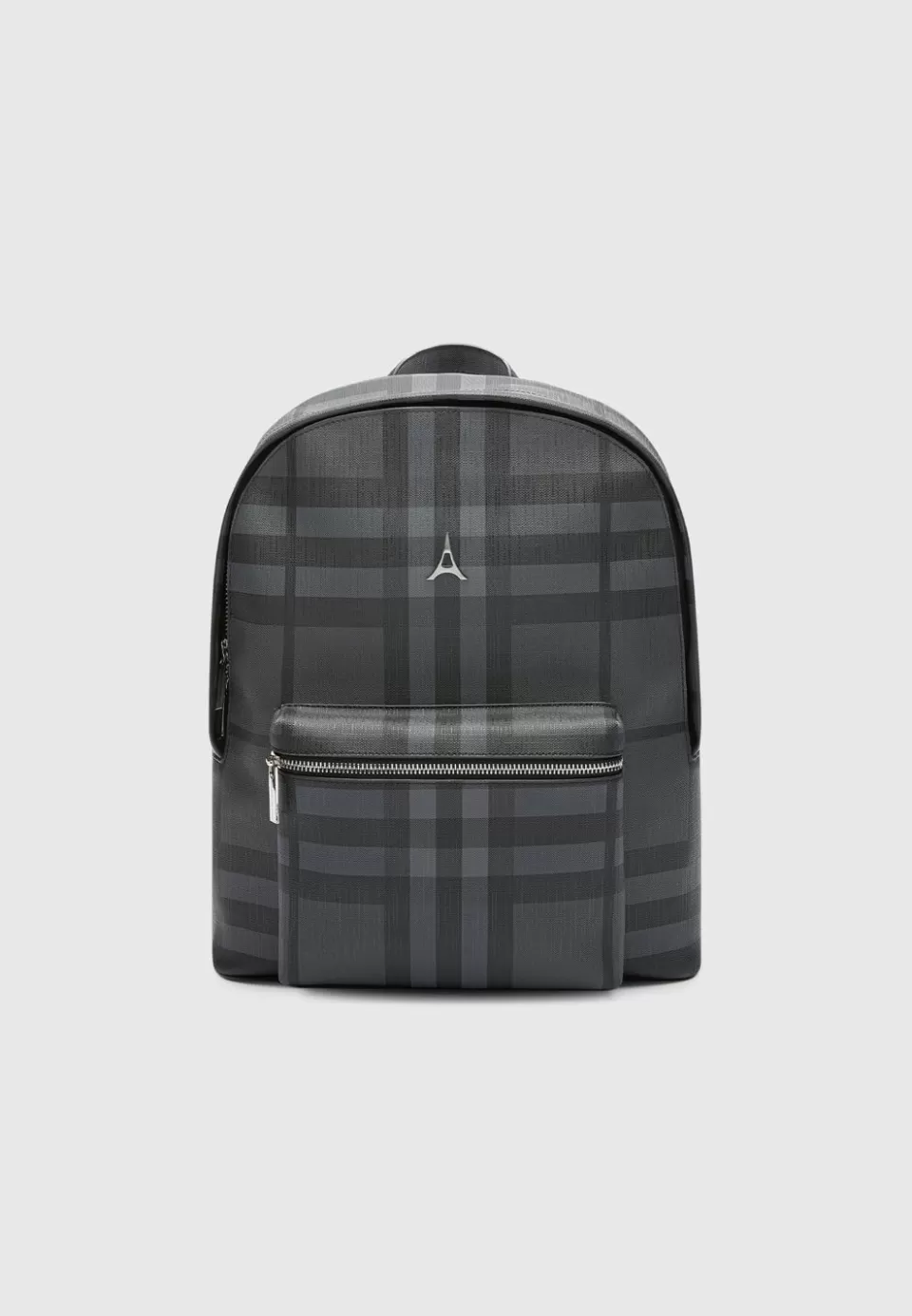 Manière De Voir Vegan Leather Check Backpack>Man Bags