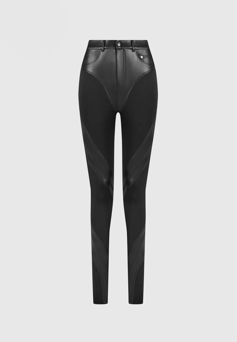 Manière De Voir Vegan Leather Contour Leggings>Woman Leggings