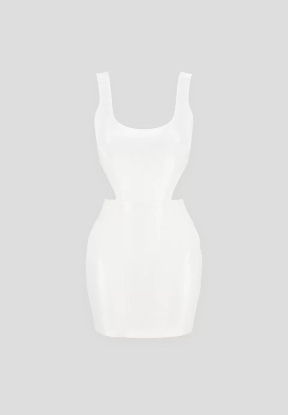 Manière De Voir Vegan Leather Corset Mini Dress>Woman Dresses