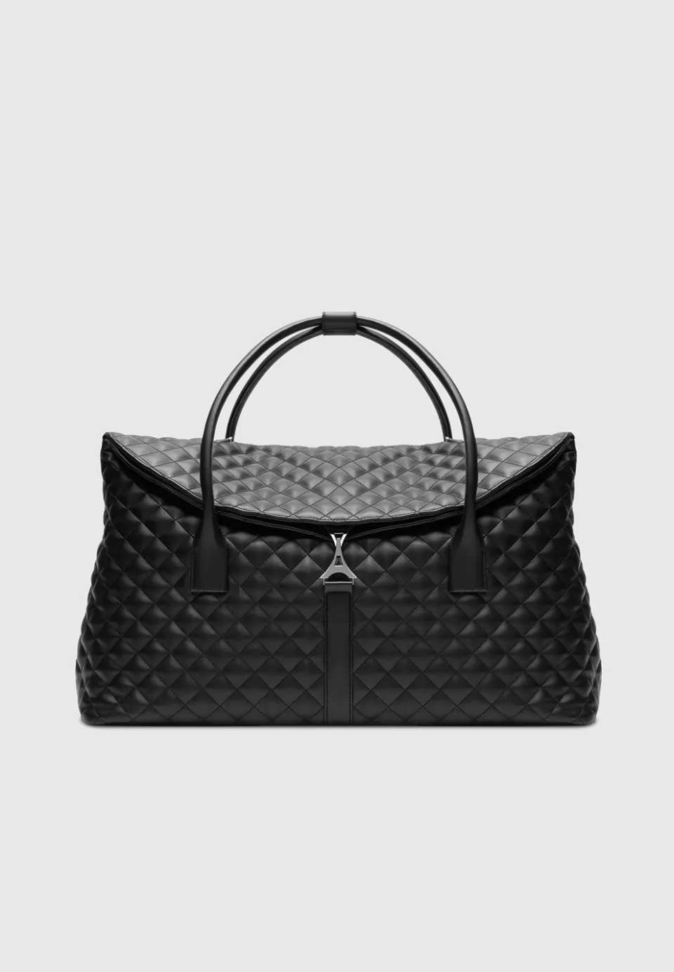 Manière De Voir Vegan Leather Diamond Quilted Travel Bag>Man Bags