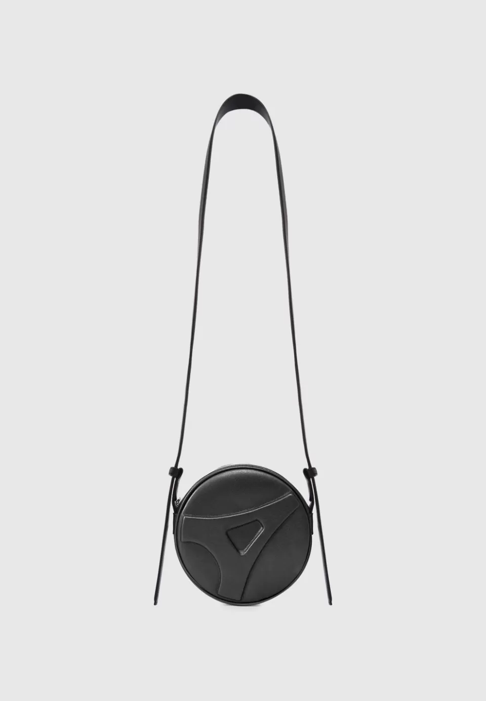 Manière De Voir Vegan Leather Embossed Eiffel Round Bag>Woman Bags