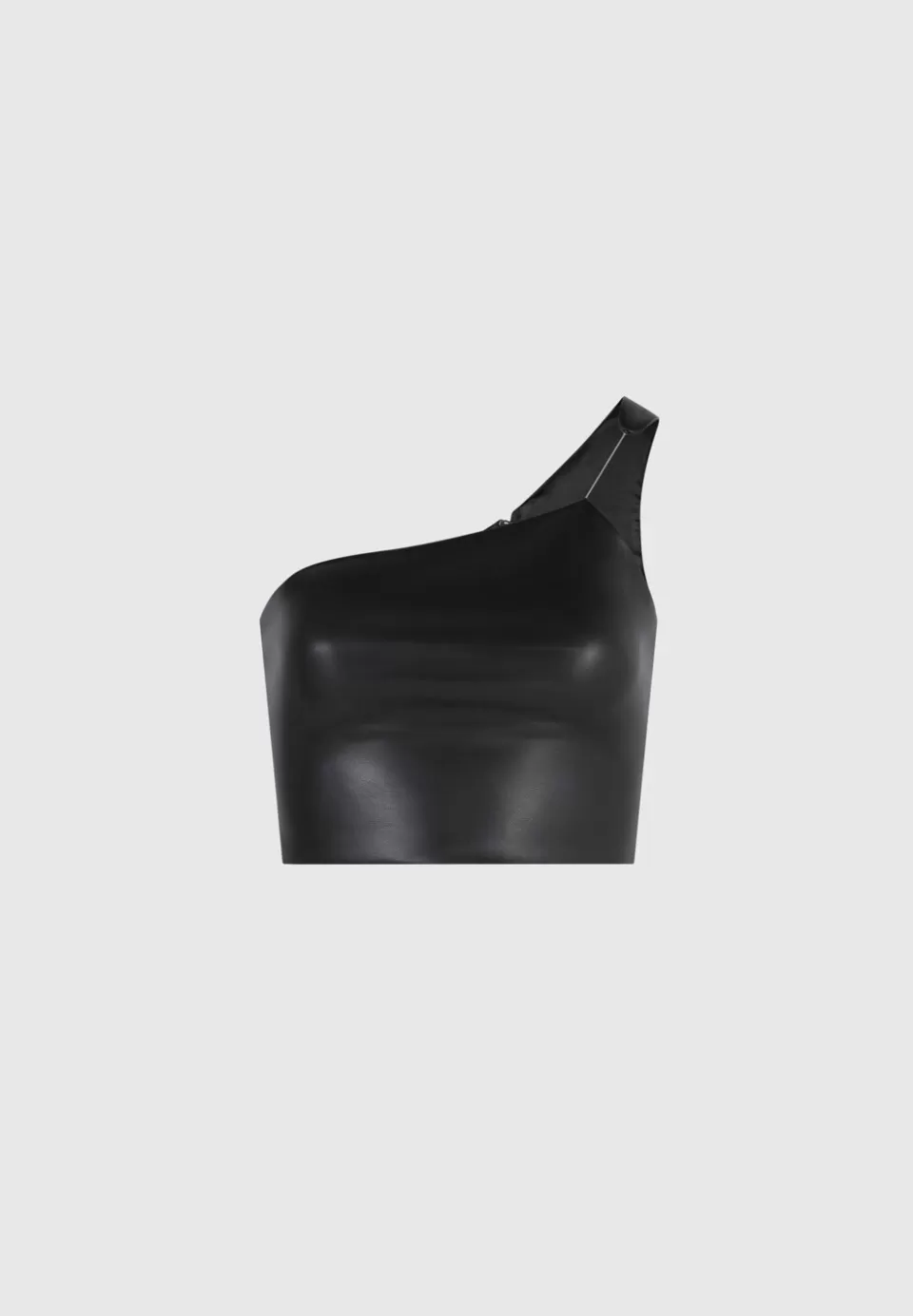 Manière De Voir Vegan Leather Invisible Strap Top>Woman Tops & T Shirts