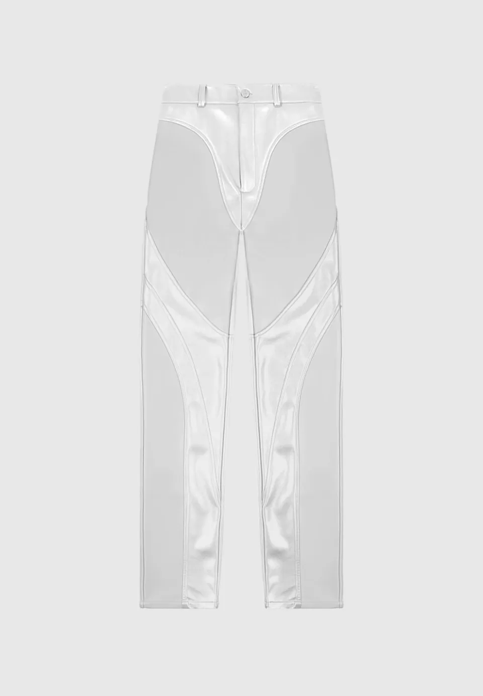 Manière De Voir Vegan Leather Metallic Trousers>Woman Matching Sets