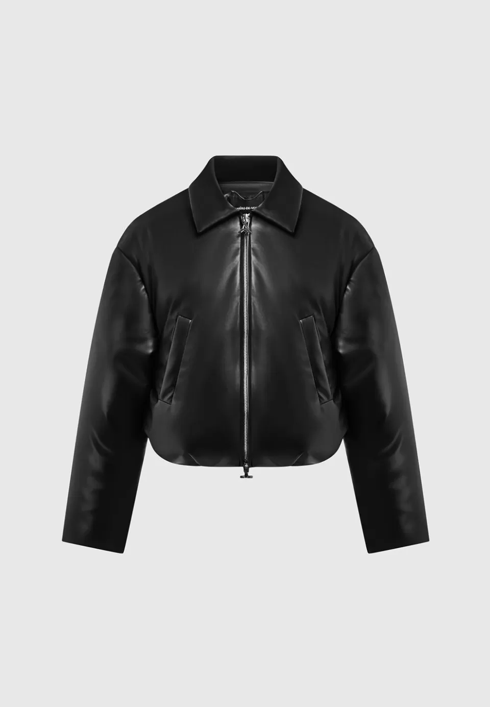 Manière De Voir Vegan Leather Padded Bomber Jacket>Woman Jackets