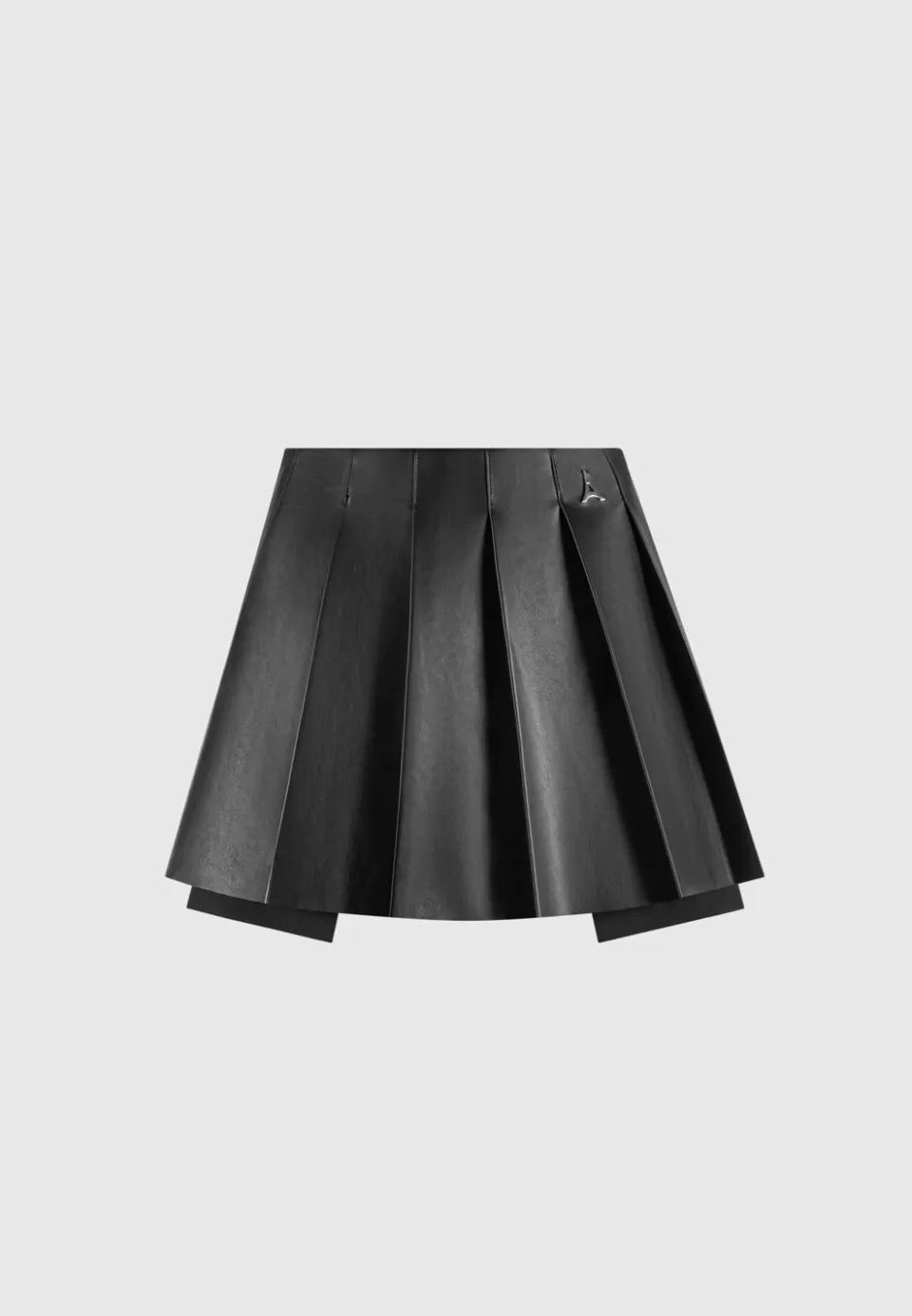 Manière De Voir Vegan Leather Pleated Skort>Woman Matching Sets