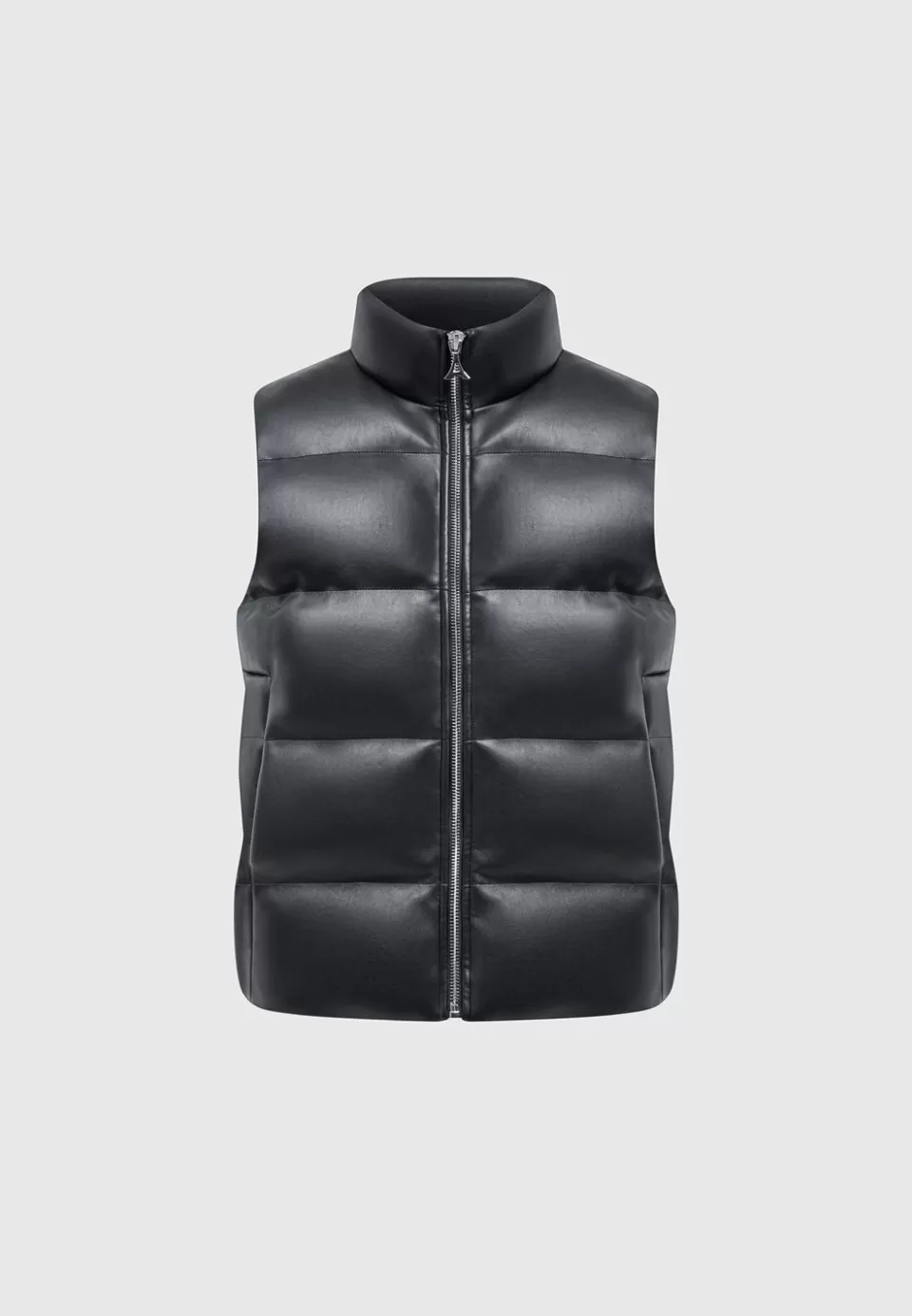 Manière De Voir Vegan Leather Puffer Gilet>Man Jackets