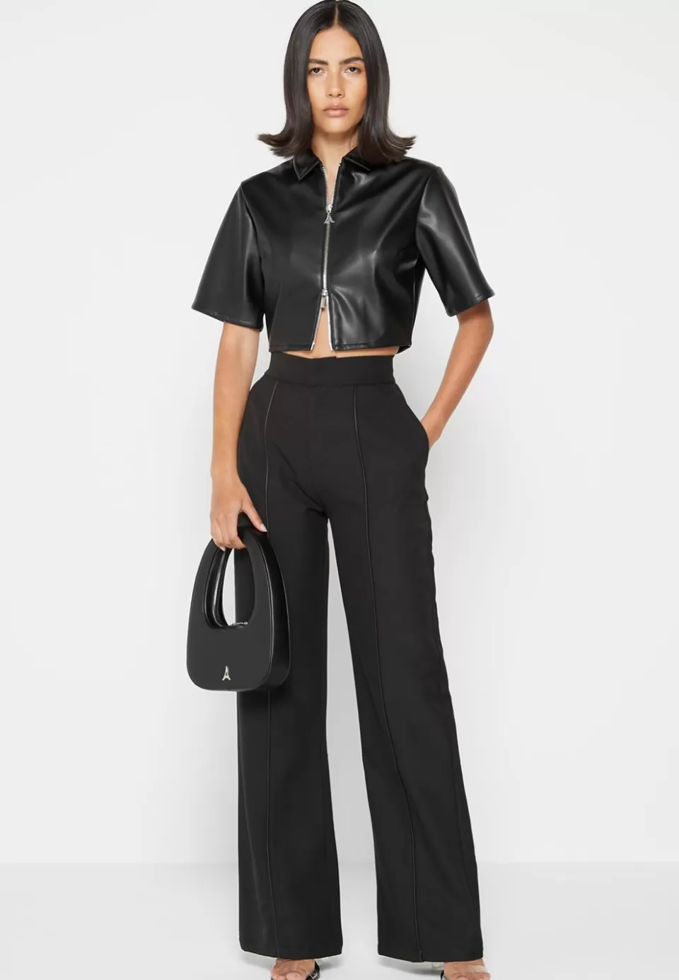 Manière De Voir Vegan Leather Shirt>Woman Shirts