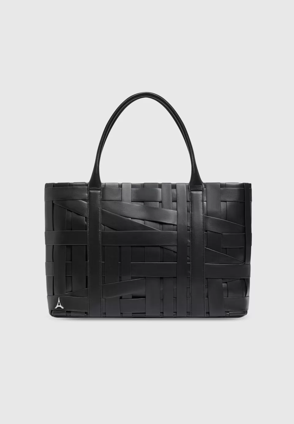 Manière De Voir Vegan Leather Woven Tote Bag>Woman Bags