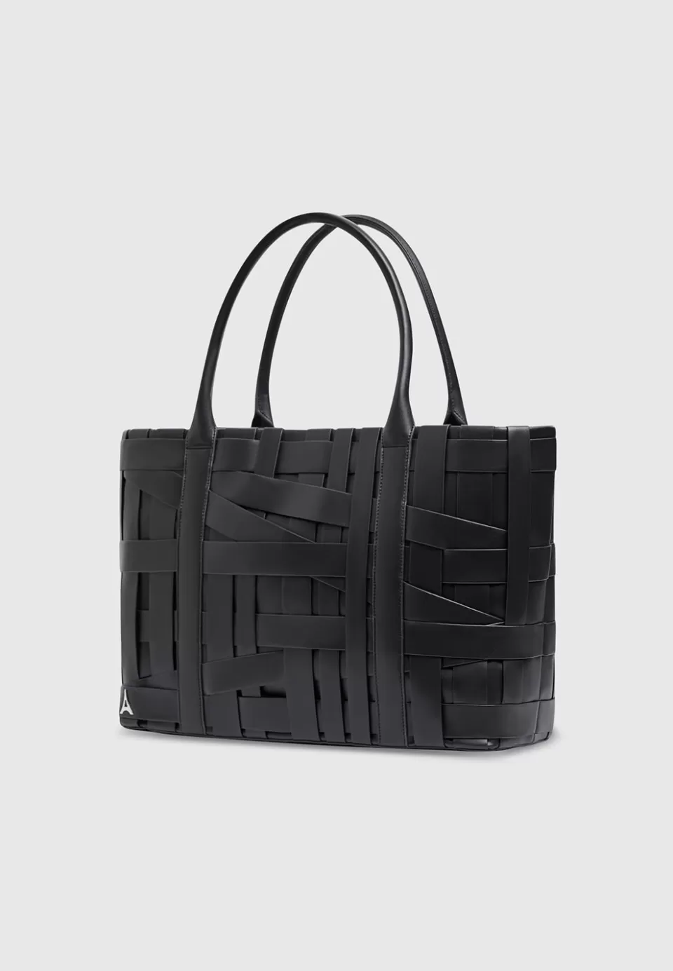 Manière De Voir Vegan Leather Woven Tote Bag>Woman Bags