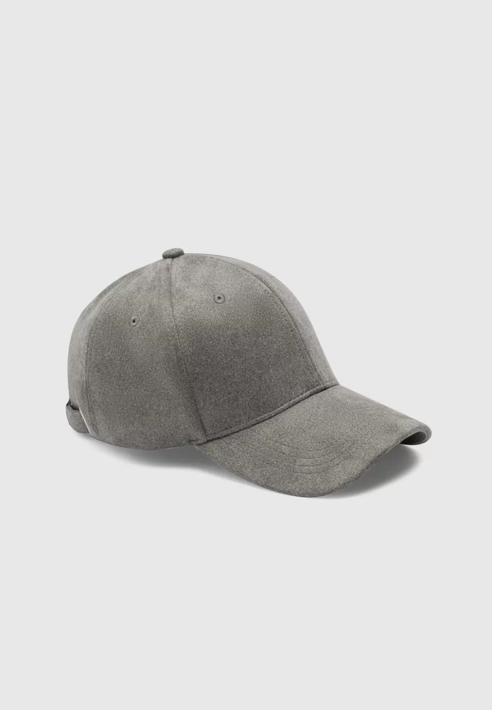 Manière De Voir Vegan Suede Cap - Grey>Man Hats