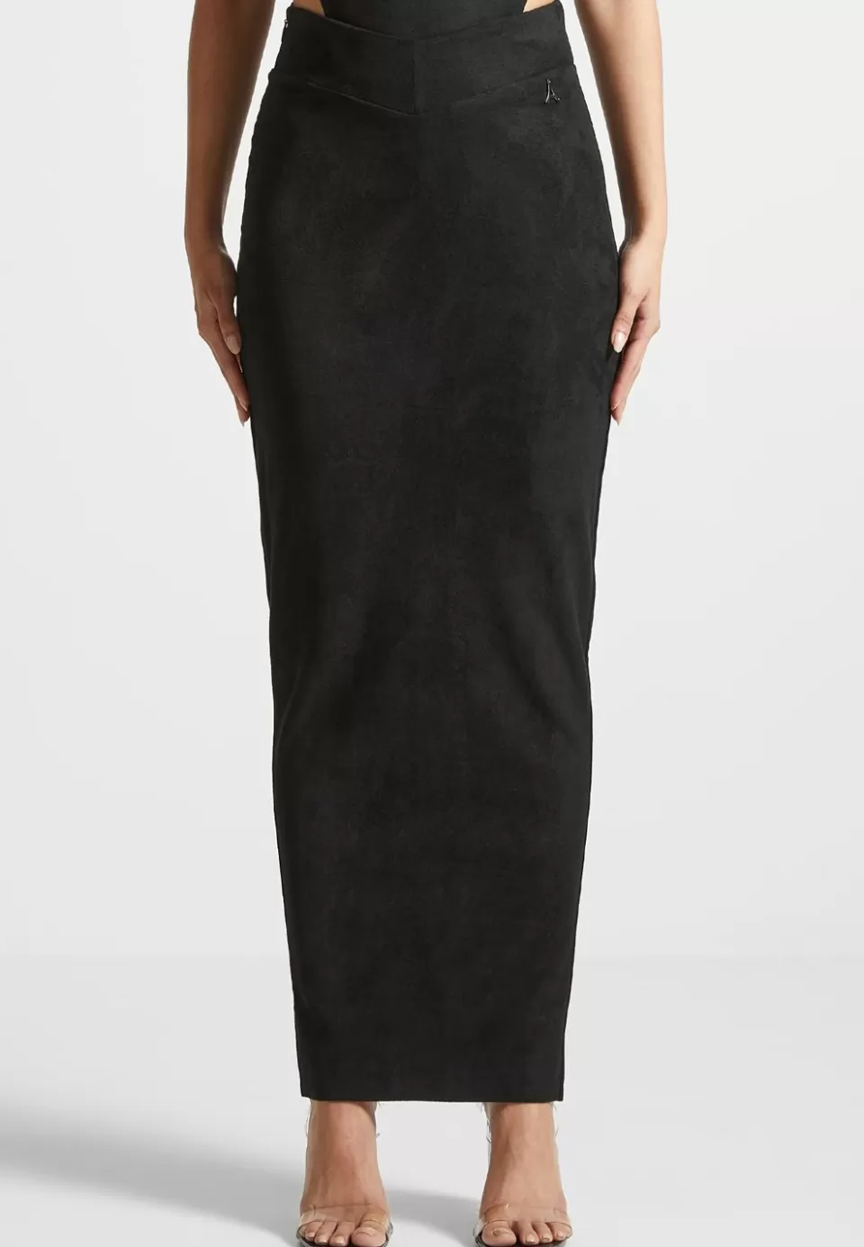 Manière De Voir Vegan Suede Midaxi Skirt>Woman Skirts