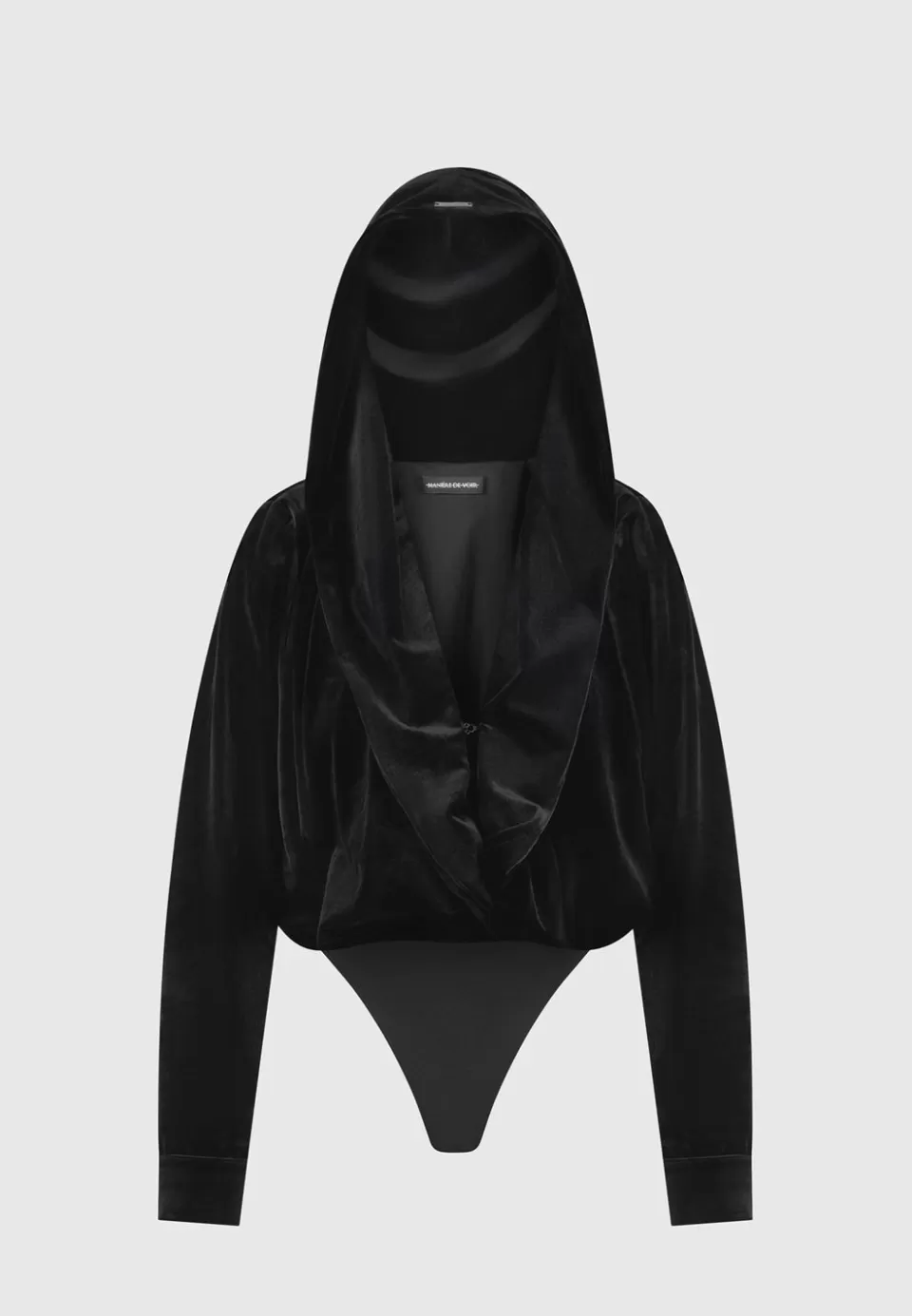 Manière De Voir Velour Hooded Bodysuit>Woman Bodysuits