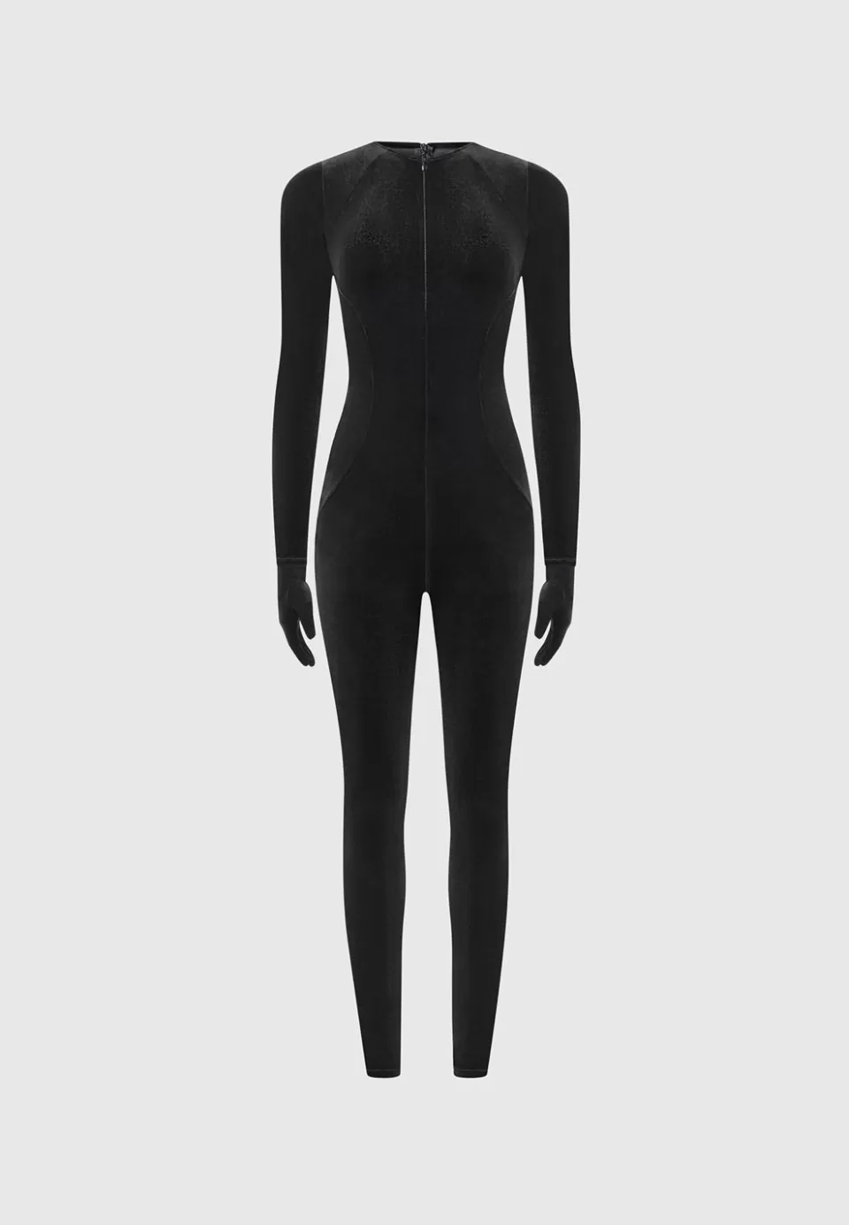Manière De Voir Velour Jumpsuit With Gloves>Woman Jumpsuits & Playsuits