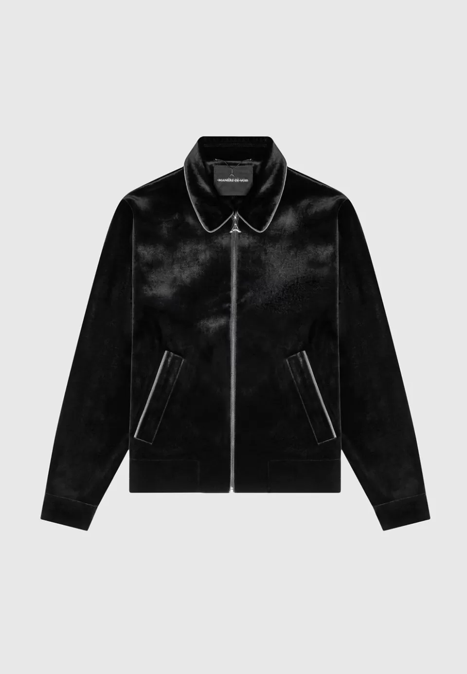 Manière De Voir Velvet Jacket With Contrast Piping>Man Jackets