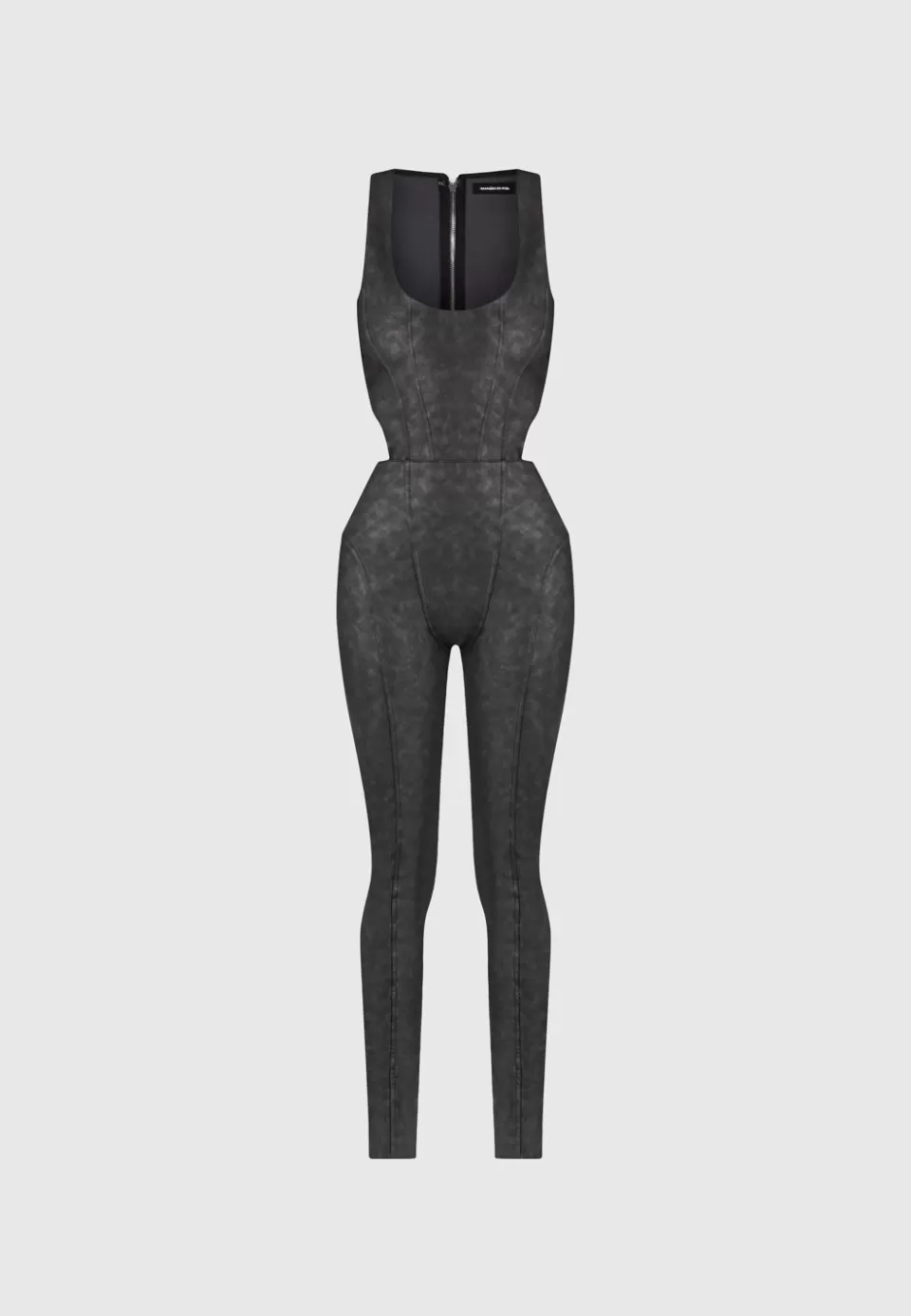 Manière De Voir Vintage Vegan Leather Corset Jumpsuit>Woman Jumpsuits & Playsuits