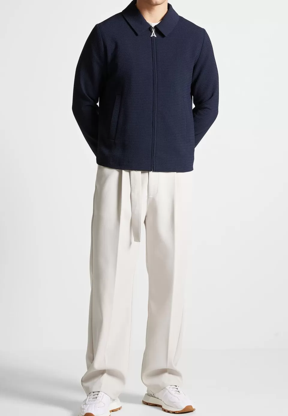Manière De Voir Waffle Seersucker Jacket>Man Jackets