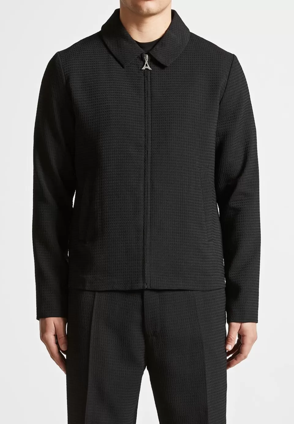Manière De Voir Waffle Seersucker Jacket>Man Modern Tailoring