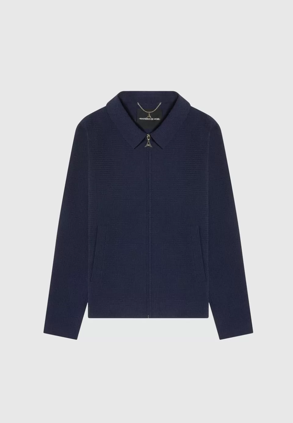 Manière De Voir Waffle Seersucker Jacket>Man Jackets