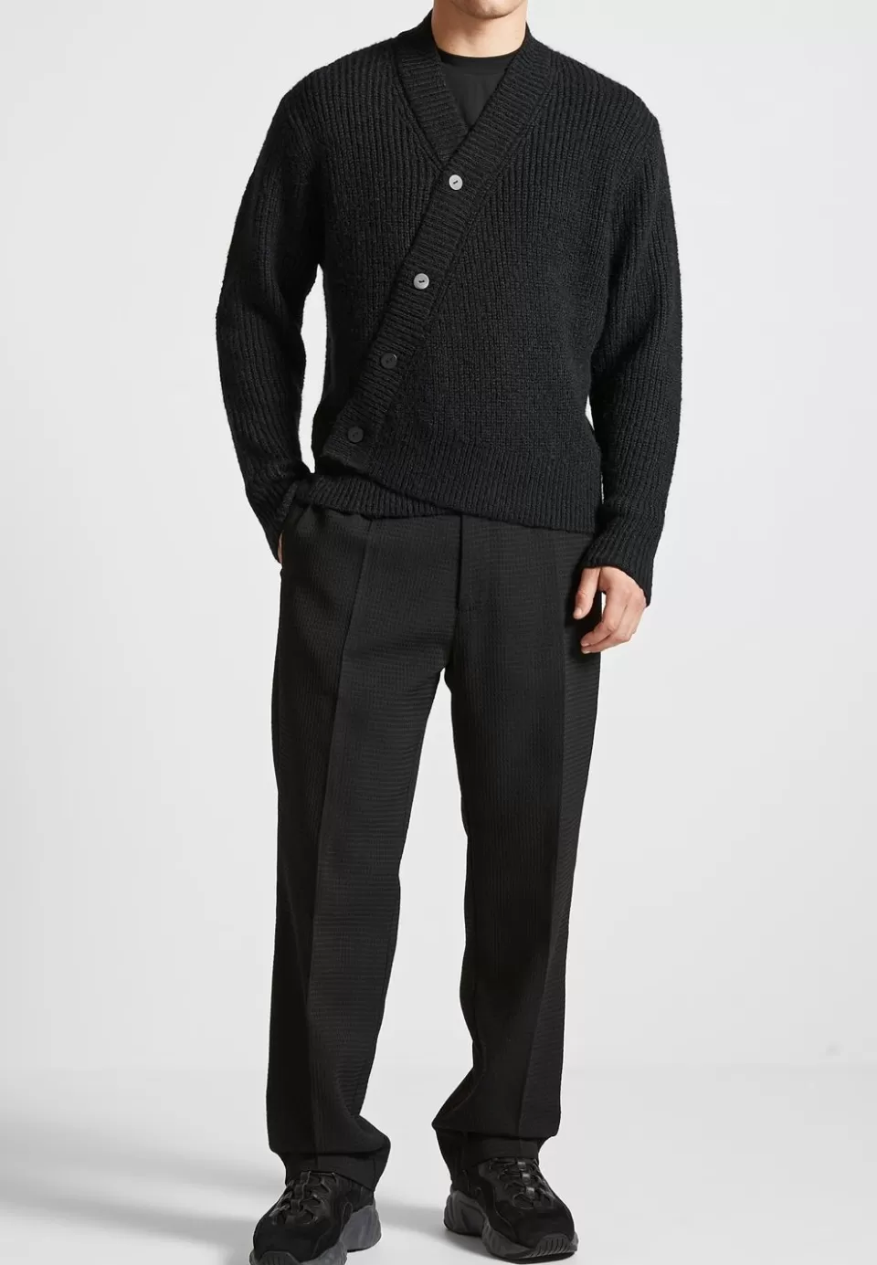 Manière De Voir Waffle Seersucker Trousers>Man Modern Tailoring