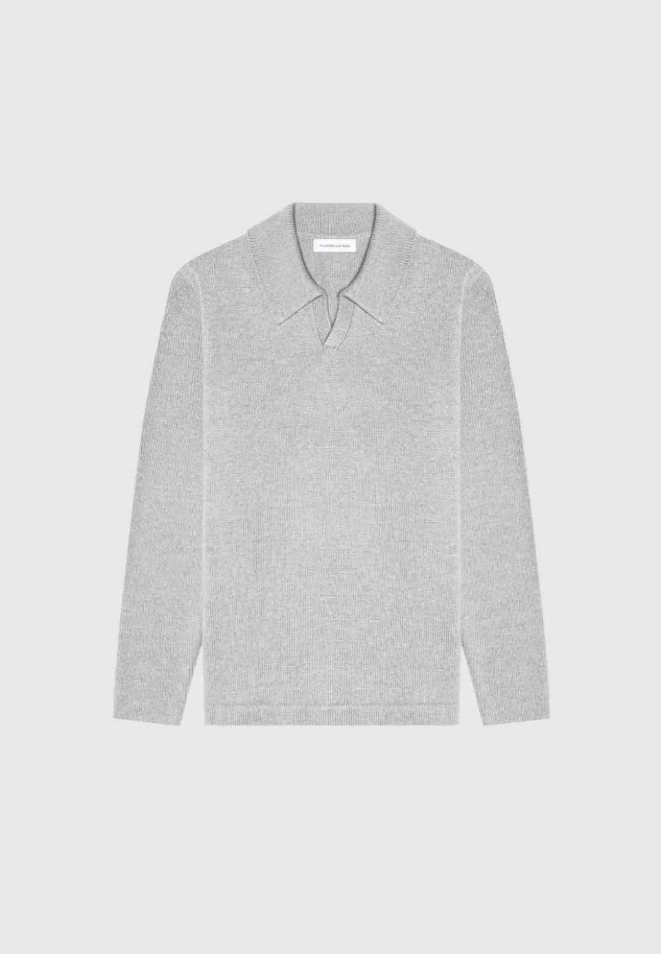 Manière De Voir Wool Blend Knit Revere Long Sleeve Jumper>Man Knitwear