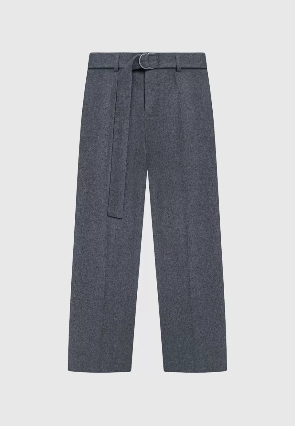 Manière De Voir Wool Blend Marl Belted Trousers>Man Formal Trousers