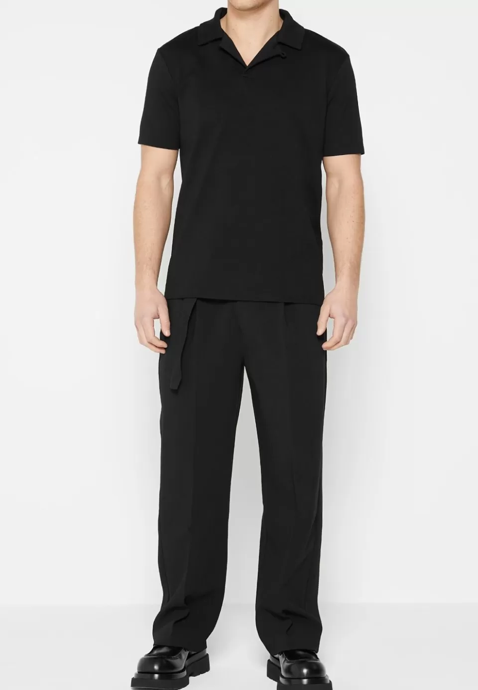 Manière De Voir Woven Trousers With Belt>Man Formal Trousers