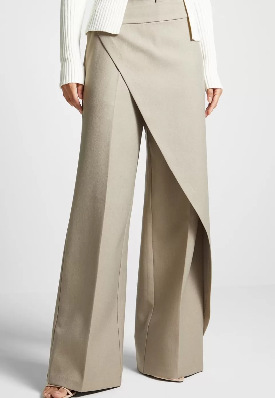 Manière De Voir Wrap Tailored Trousers>Woman Trousers