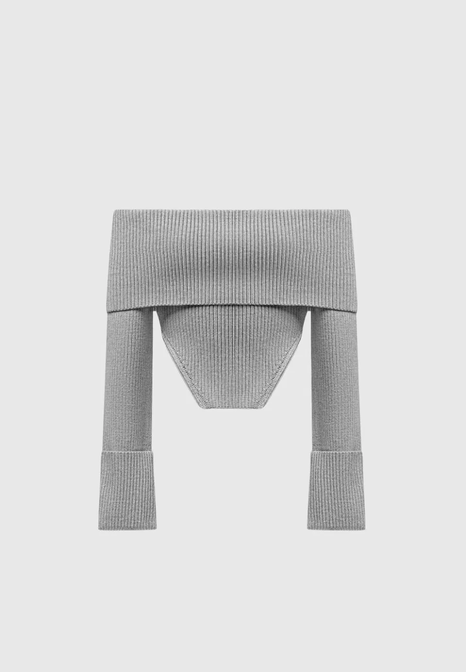 Manière De Voir Zip Detail Knit Bandeau Top>Woman Tops & T Shirts